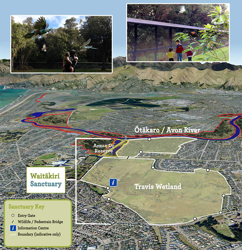 Waitākiri Sanctuary Map