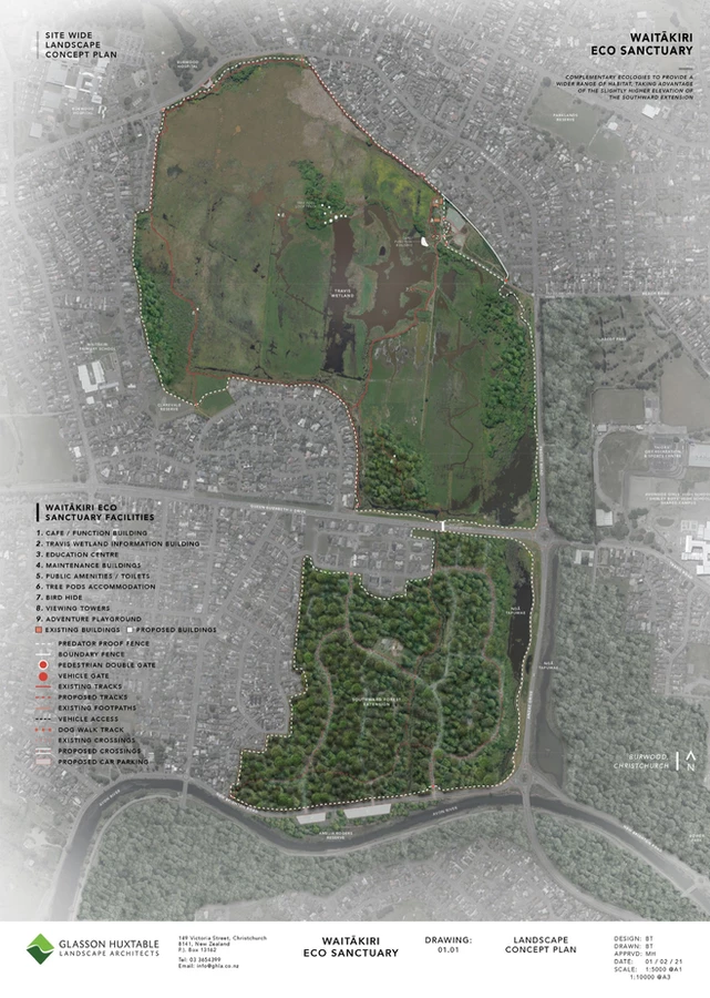 Waitākiri Sanctuary Landscape Plan